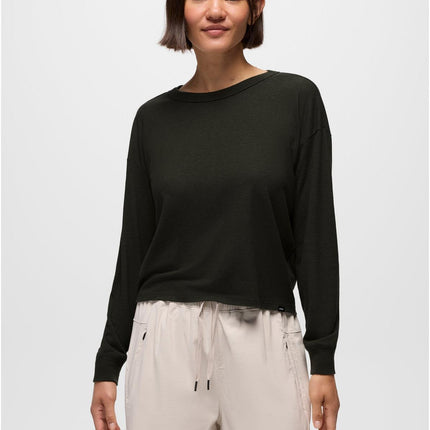 Womens Cozy Up LS Crew