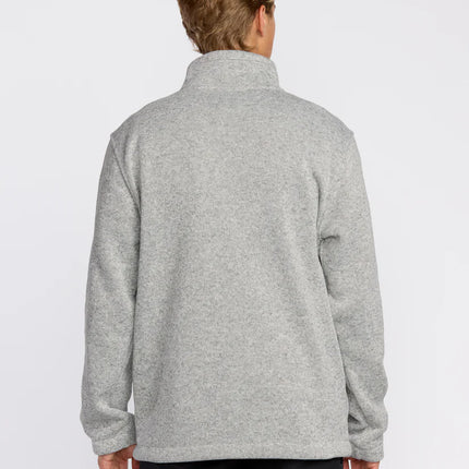 Mens Boundary Mock Zip