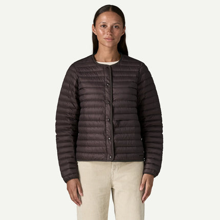 Women's Lightweight Reversible Down Sweater Cardigan