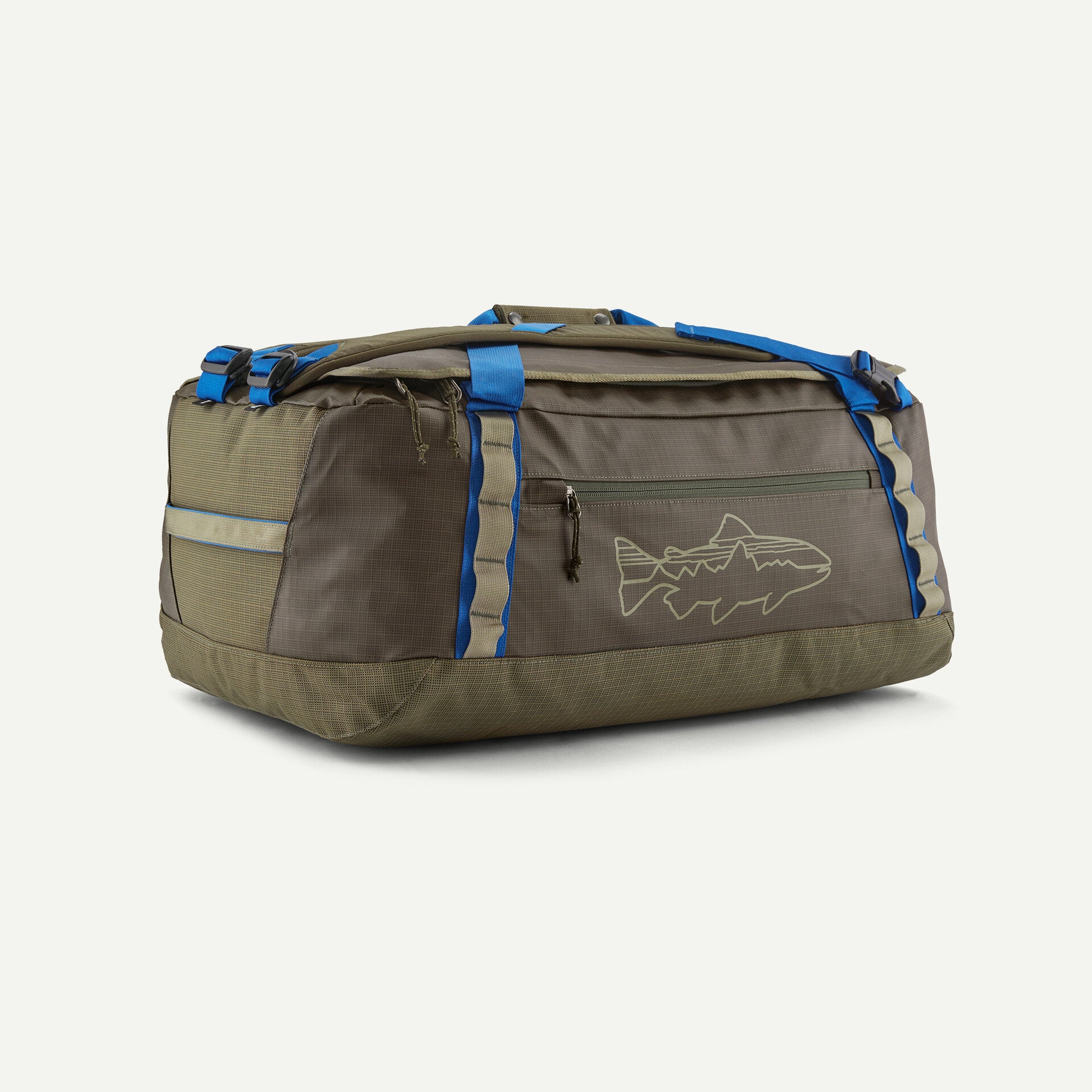 patagonia black hole duffel 90l big sur blue 40L including padded shoulder straps and haul handles Black Hole Duffel - 90L