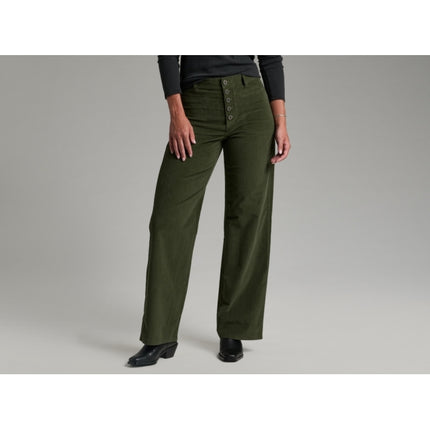 Womens Lydia Cord Wide Leg