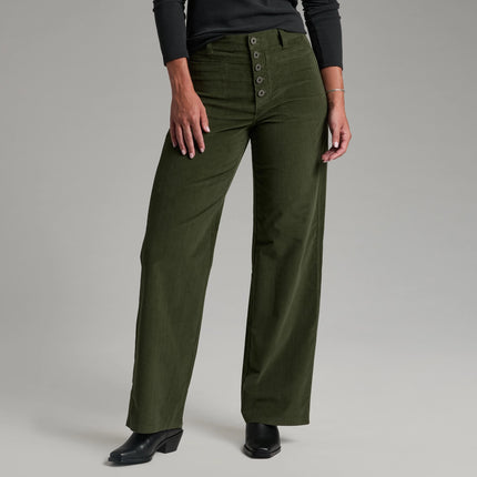 Womens Lydia Cord Wide Leg