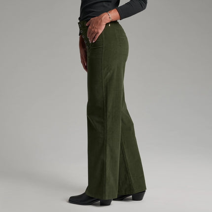 Womens Lydia Cord Wide Leg