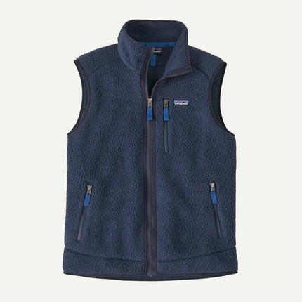 Mens Retro Pile Vest