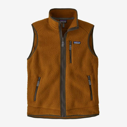Mens Retro Pile Vest