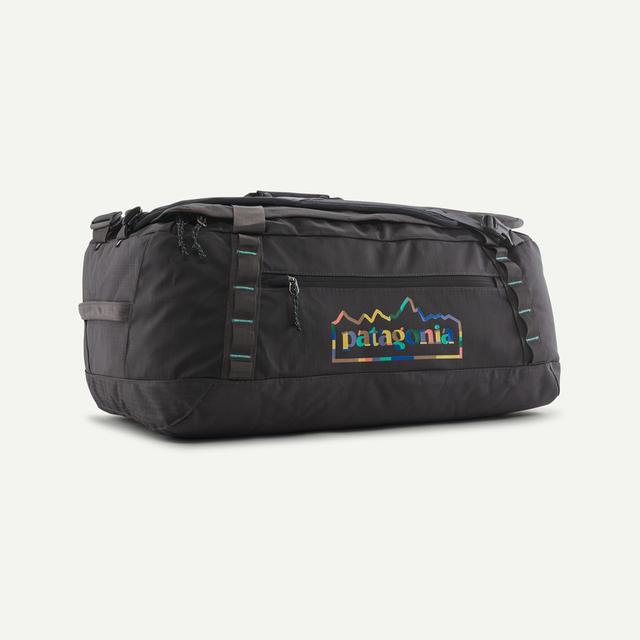 patagonia black hole duffel 90l hex grey Patagonia Black Hole Duffel Unity Fitz: Ink Black / 55L