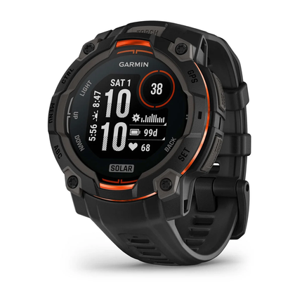 Instinct 3 Solar 45mm - Black/Black